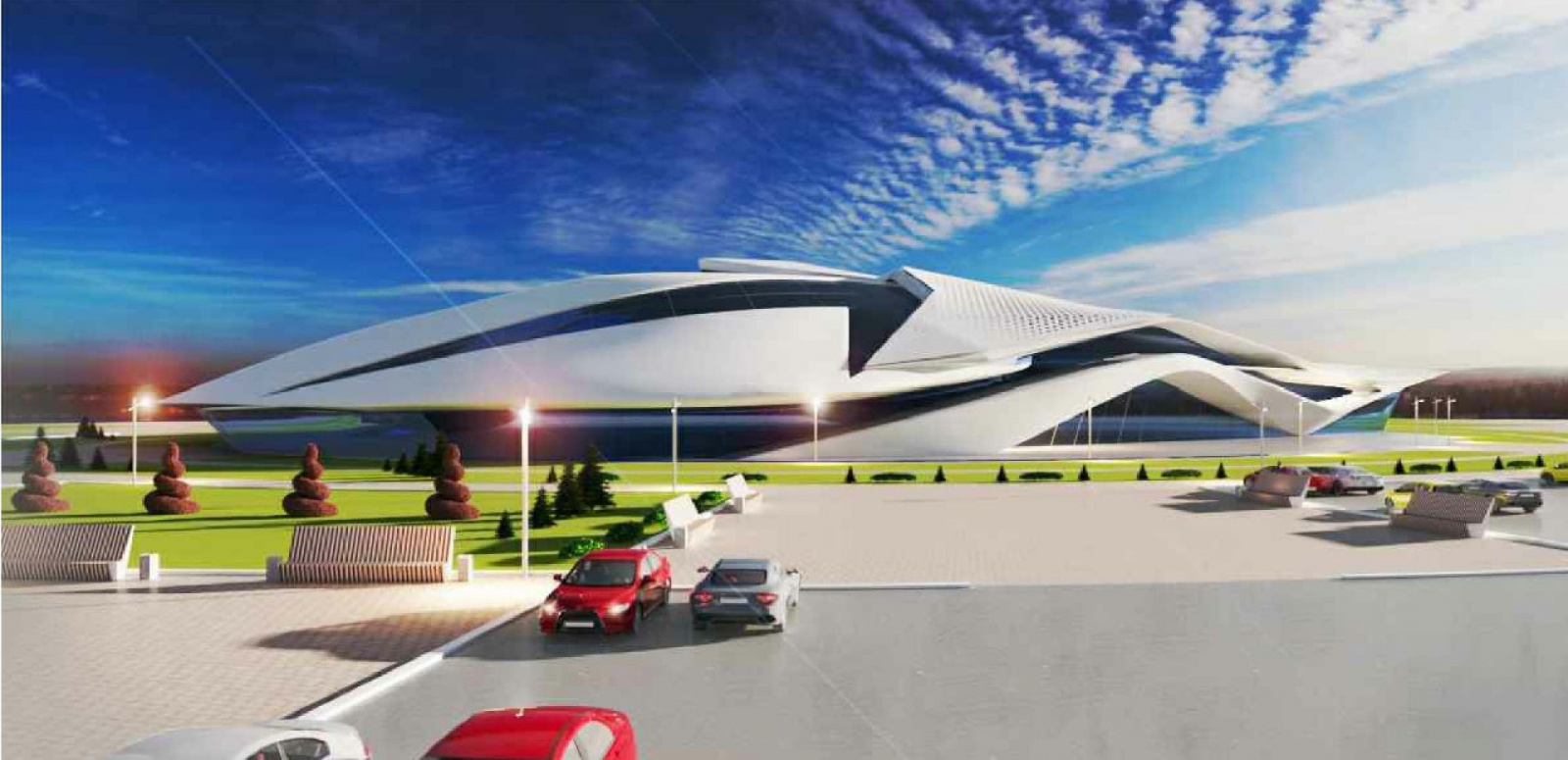 Поставлено оборудование для нового Дворца водных видов спорта