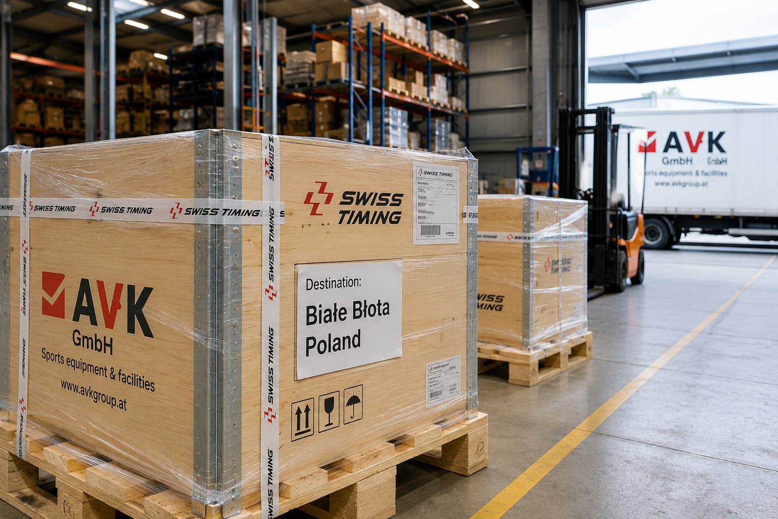 AVK GmbH осуществила поставку оборудования Swiss Timing в Польшу
