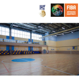 Спортивный паркет для профессиональных залов StrongAir Elite, cертификат FIBA, IHF