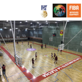 Спортивный паркет для универсальных залов Spring Air Elite, сертификат FIBA, IHF