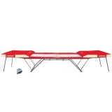 Батут соревновательный с cеткой 6х4 мм с матами и страховочными столами - Сертификат FIG