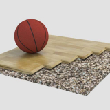 Пол спортивный паркетный серии 1001