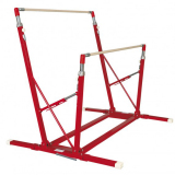 Брусья компактные разновысокие (складные) с  тележкой для транспортировки