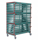 Стеллаж мобильный запираемый XL