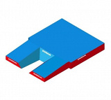 Место приземления для прыжков с шестом, модель Federal single cover.