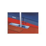 Стандартный комплект рельс для установки в основание с подвижной кареткой и крышкой