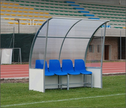 Места для запасных игроков с навесом