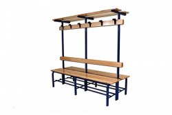 Скамья для раздевалок двойная