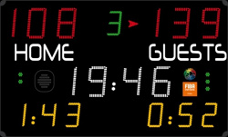 Универсальное табло для игровых видов спорта, модель 452 MF 7120