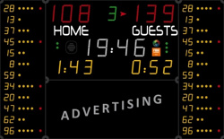 Универсальное табло для игровых видов спорта, модель 452 MB 7020-2