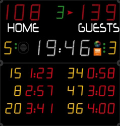 Универсальное табло для игровых видов спорта, модель 452 MB 3004