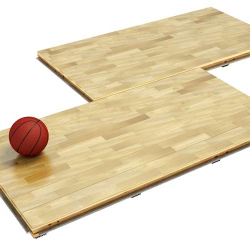 Пол спортивный паркетный сборно-разборный серии 1008 - сертификат FIBA