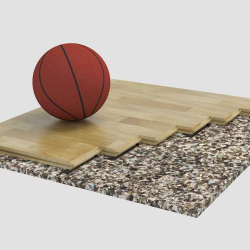 Пол спортивный паркетный серии 1001