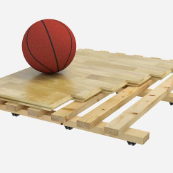 Пол спортивный паркетный серии 1002 - сертификат FIBA