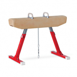 Конь соревновательный маховый с искусственной кожей - Сертификат FIG