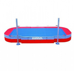 Место приземления для прыжков в высоту, модель Concept III. Сертификат IAAF.