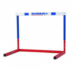 Барьер окрашеный алюминиевый, модель International major competition. Сертификат IAAF.