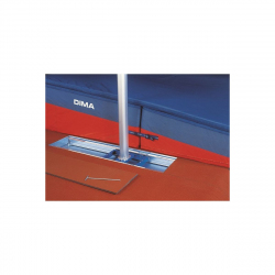 Комплект удлиненных рельс для установки в основание с подвижной кареткой и крышкой